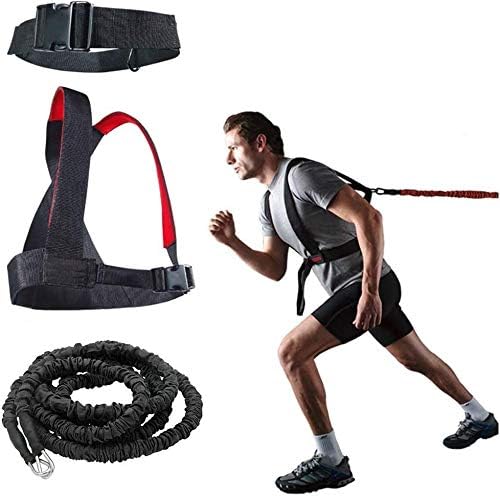Cuerda de Entrenamiento YNXing Negro de Resistencia Explosiva para Mejorar Velocidad y Fuerza