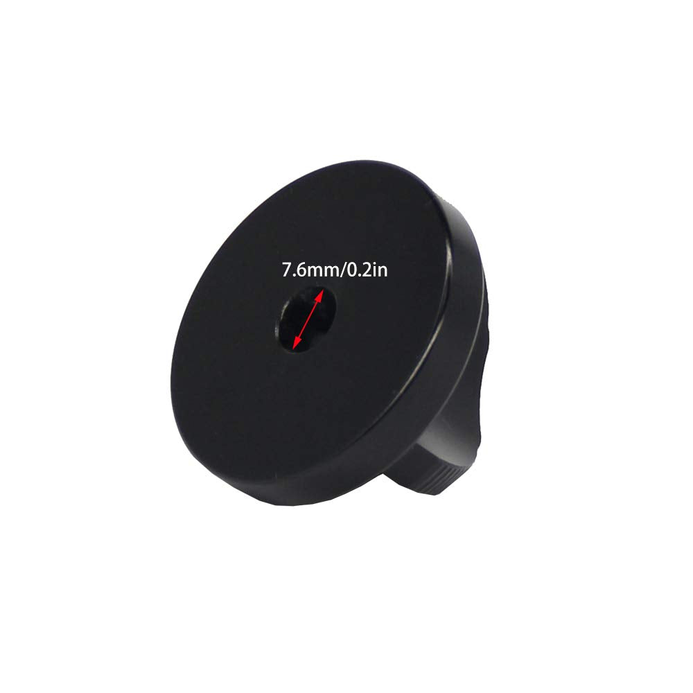 Adaptador de disco de 45 RPM Inserto de forma especial de aluminio de 7 pulgadas Disco de vinilo cúpula 45 Adaptador Color Negro..