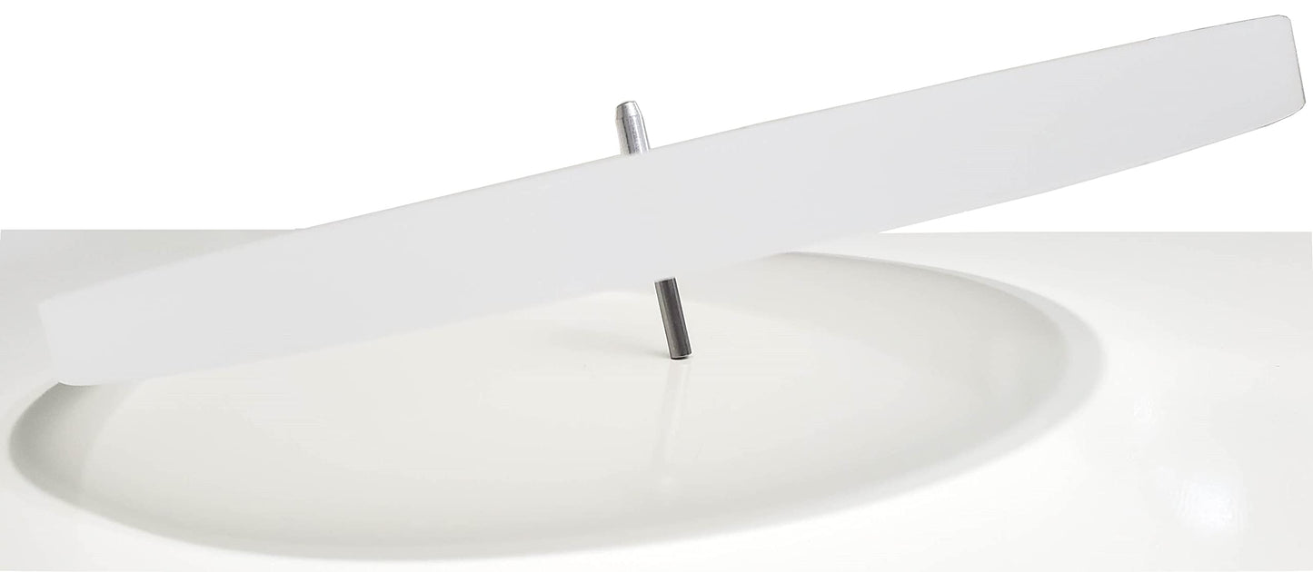 SupremeTech - Plato de acrílico para Pro-Ject Essential, Elemental, Primary E y Andover Audio SpinDeck