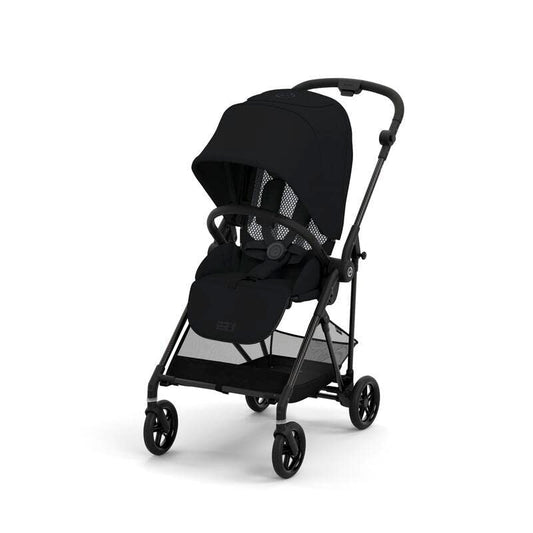 Cybex Melio Carbón Carriola Ultra Ligera, Pesa 5.9 Kg, Luna Negro