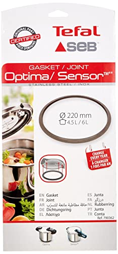 Empaque Olla Presión T-fal Acero Inoxidable Sensor 6L