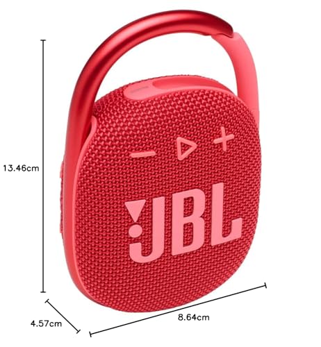 JBL Bocina Portátil Clip 4 Bluetooth - Rojo