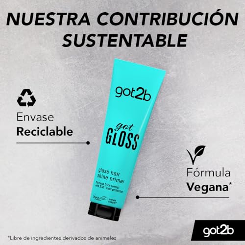 Got2b Pre-base de brillo para cabello Got Gloss 150ml