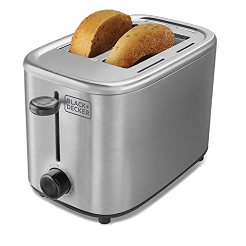 Black & Decker TR0011SS Tostador 2 panes Acero Inoxidable ranura extra ancha