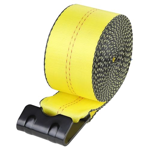 VEVOR - Correas para camión, 4 x 30 pies, Amarre Resistente con Ganchos Planos de 18 Libras, Resistencia a la Rotura, WLL# 6000 Libras, Correas de Carga amarradas para Camas Planas, Camiones,