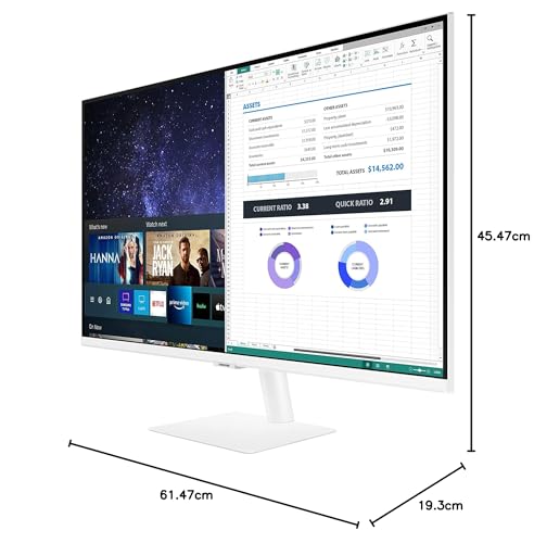 Monitor Samsung M5 27 Pulgadas FHD Inteligente con Transmisión TV Modelo 2021