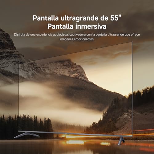 XIAOMI TV A Pro 55 2026 | 4K QLED Google TV | Dolby Audio DTS:X + DTS Virtual:X1 | Voice Control | HDR10+ | MEMC | Filmmaker Mode | Apple Airplay