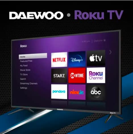 Daewoo Pantalla LED 32" HD Smart TV Roku HD DAW32R
