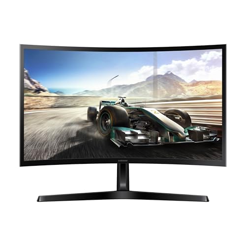 SAMSUNG - Monitor de computadora Curvo FHD 1800R de 24 Pulgadas Essential S3 (S36GD) Series FHD 1800R, 100Hz, Modo de Juego, Comodidad Ocular Avanzada, Puertos HDMI y D-Sub, LS24D366GANXZA, 2024