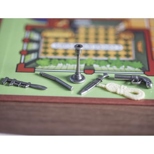 Hasbro Gaming - Reedición de la serie retro del juego de mesa Clue Classic Detective de Hasbro