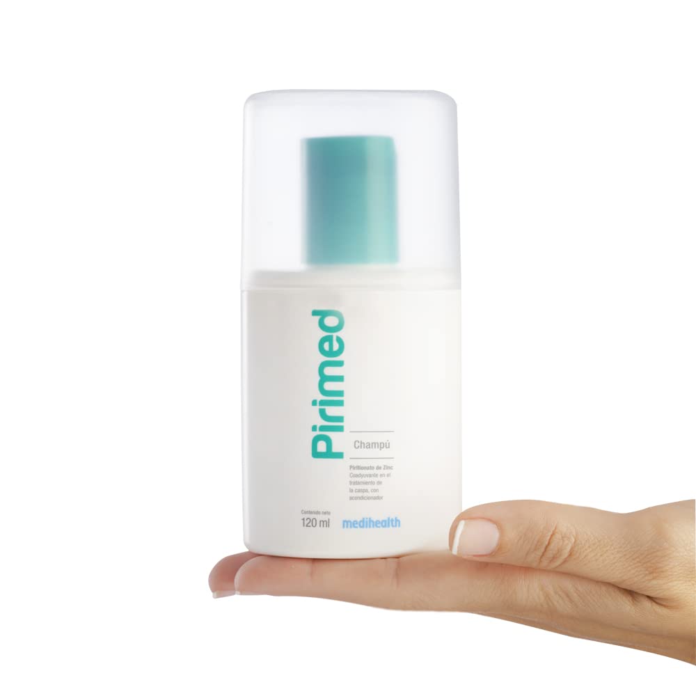 Pirimed Champú | tratamiento anticaspa | coadyuvante en el tratamiento de la caspa | frasco con 120ml