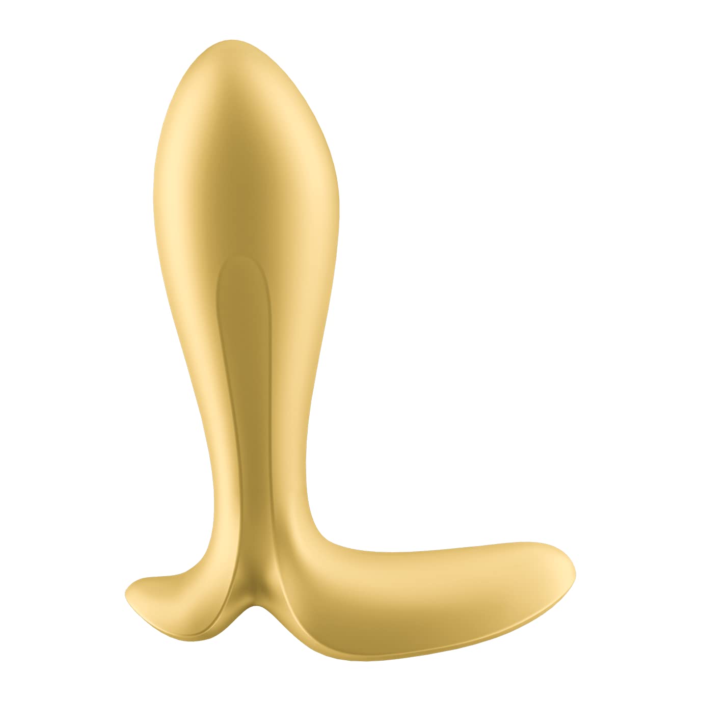 Vibrador Anal Satisfyer Oro con Control por Aplicación para Estimulación de Próstata y Plug Anal de Silicón, Unisex e Impermeable