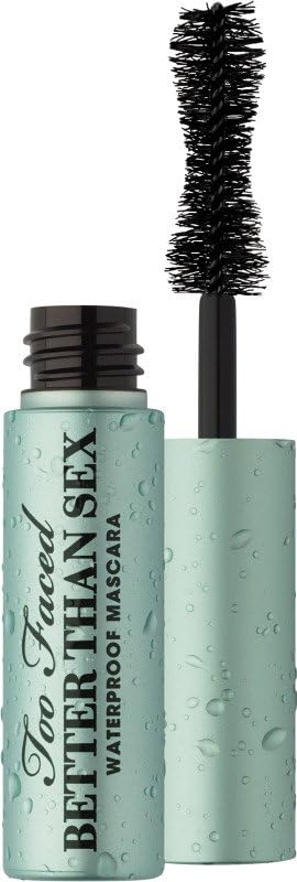 Too Faced Better Than Sex Mascara Waterproof Mini Travel Size .17 ounce blue tube