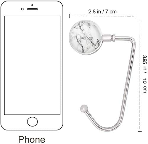 LESHIRY - percha de ropa para bolso, soporte para colgar mesa, decoración de almacenamiento para bolsos, paquete de 3 unidades, blanco, rosa, naranja
