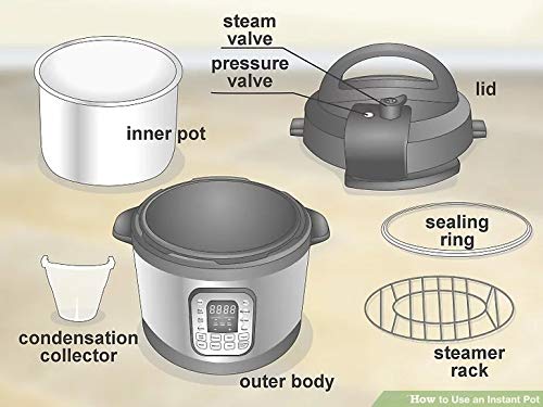 Recambios originales para válvulas de flotador para olla instantánea Duo 3, 5, 6, 8 cuartos de galón, Duo Plus, Ultra, LUX 3, 8 Qt, tapones de sellado de flotador de olla a presión, 7 paquetes