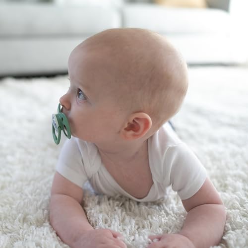 Chupete Dr. Brown's Advantage Azul que Brilla en la Oscuridad 6-12 Meses 2 Piezas