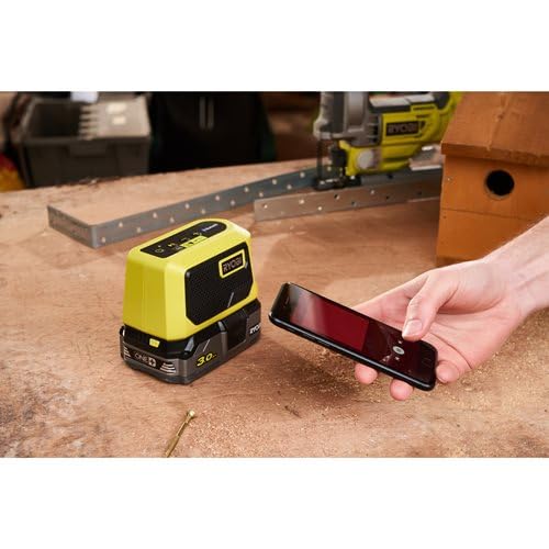 Altavoz Cargador RYOBI Bluetooth One+ 18V 5W sin Batería