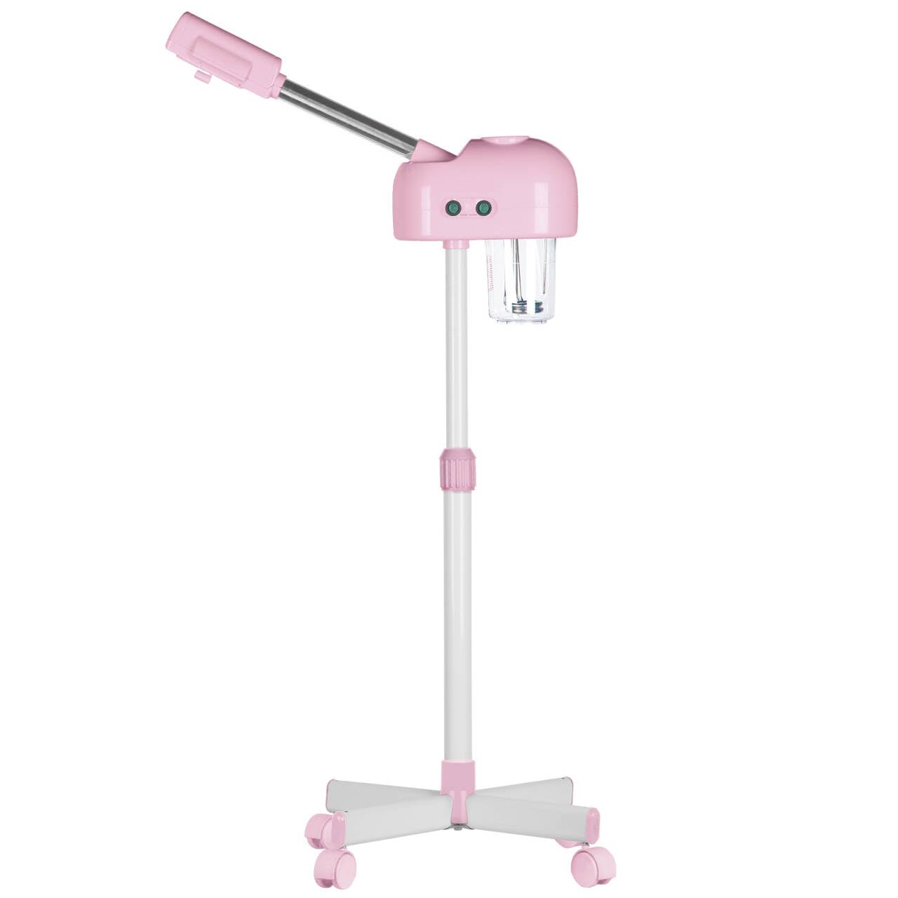 AceFox Vaporizador Facial Profesional, Vaporizador Facial con Ozono, Rosa, Rejuvenecedor