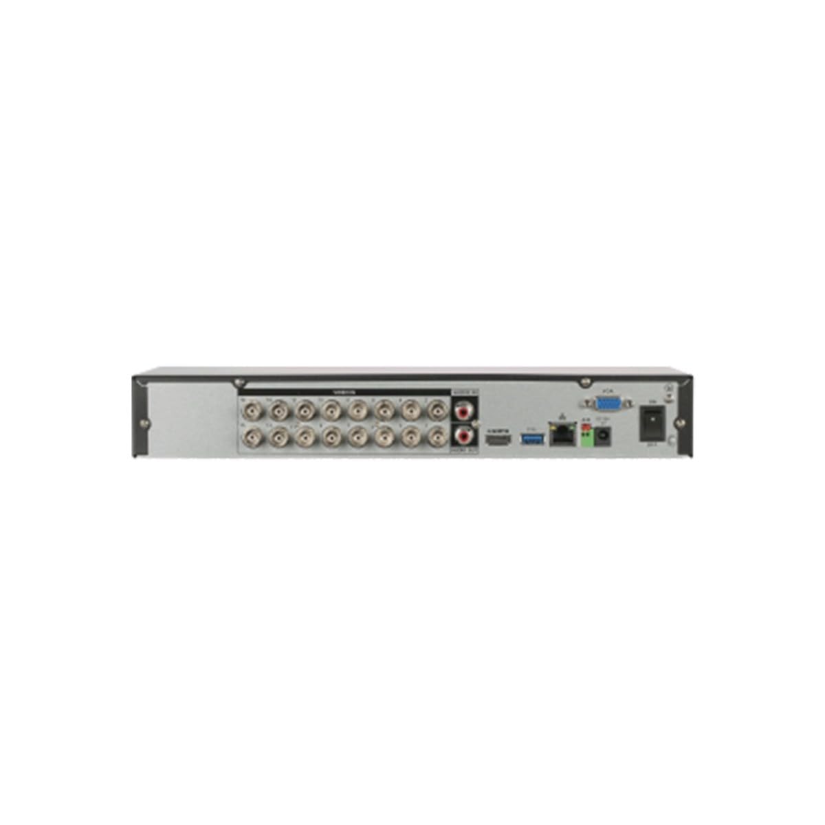 DAHUA DVR de 16 Canales 4k/ 8 Megapixeles/WizSense/IA/H.265+/ 16 Canales + 16 IP/hasta 32 Ch IP/ 2 Canales de Reconocimiento Facial/SDM Plus/Codificación con IA/ 1 Bahía de Disco Duro/