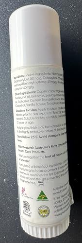 Bálsamo Labial Y-Not Natural Emu SPF50+ Resistente al Agua con Vitamina E y Omega 3, 6, 9