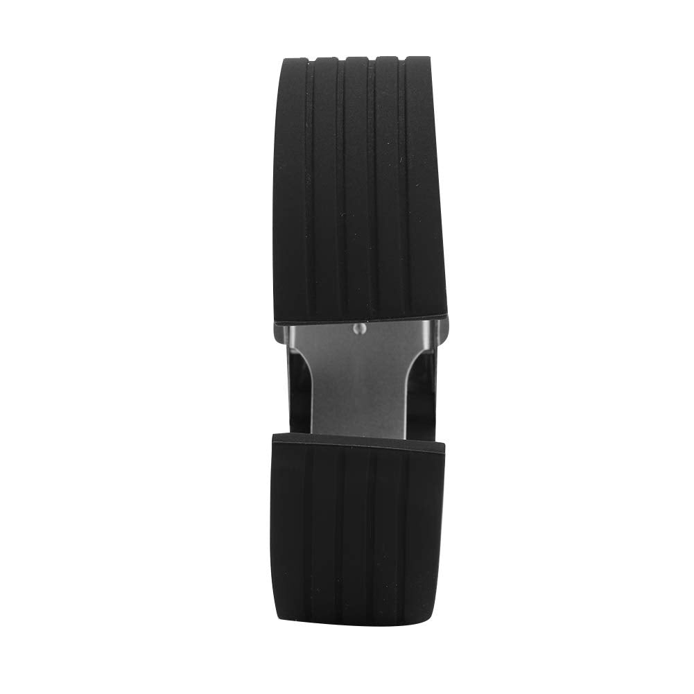 Pbzydu Banda de Reloj de Silicona, Accesorio de reemplazo de Correa de Reloj Ajustable Universal(18mm)