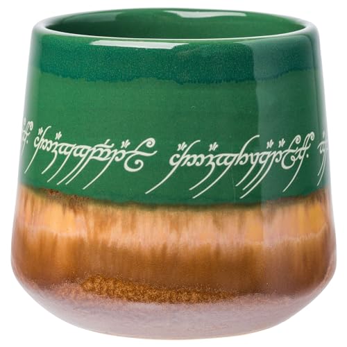 Taza de Cerámica Silver Buffalo Elven Text Alto Brillo 18 oz