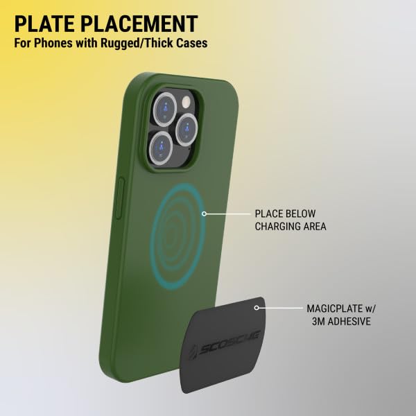 Sistema Magnético para Teléfonos Inteligentes Scosche MagicMount Negro Regular