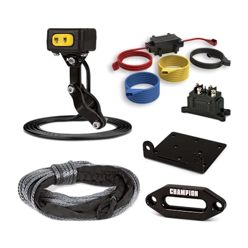 Champion Power Equipment XL 5500 Libras. Kit de cabrestante de Cuerda sintética ATV/UTV