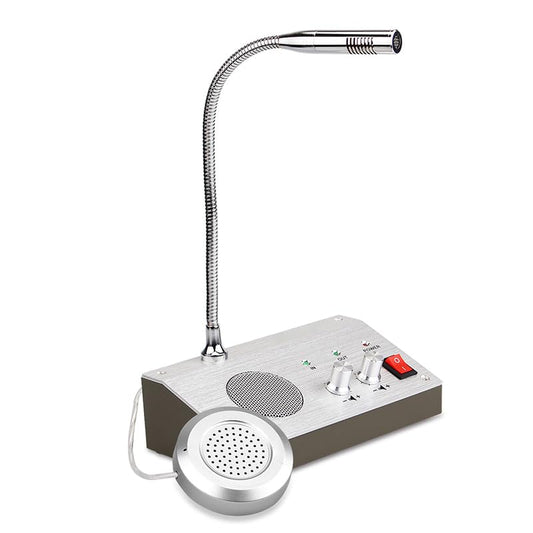 Micrófono de Intercomunicación Sonew Vidrio con Anti-interferencia y Grabación de Audio Bidireccional