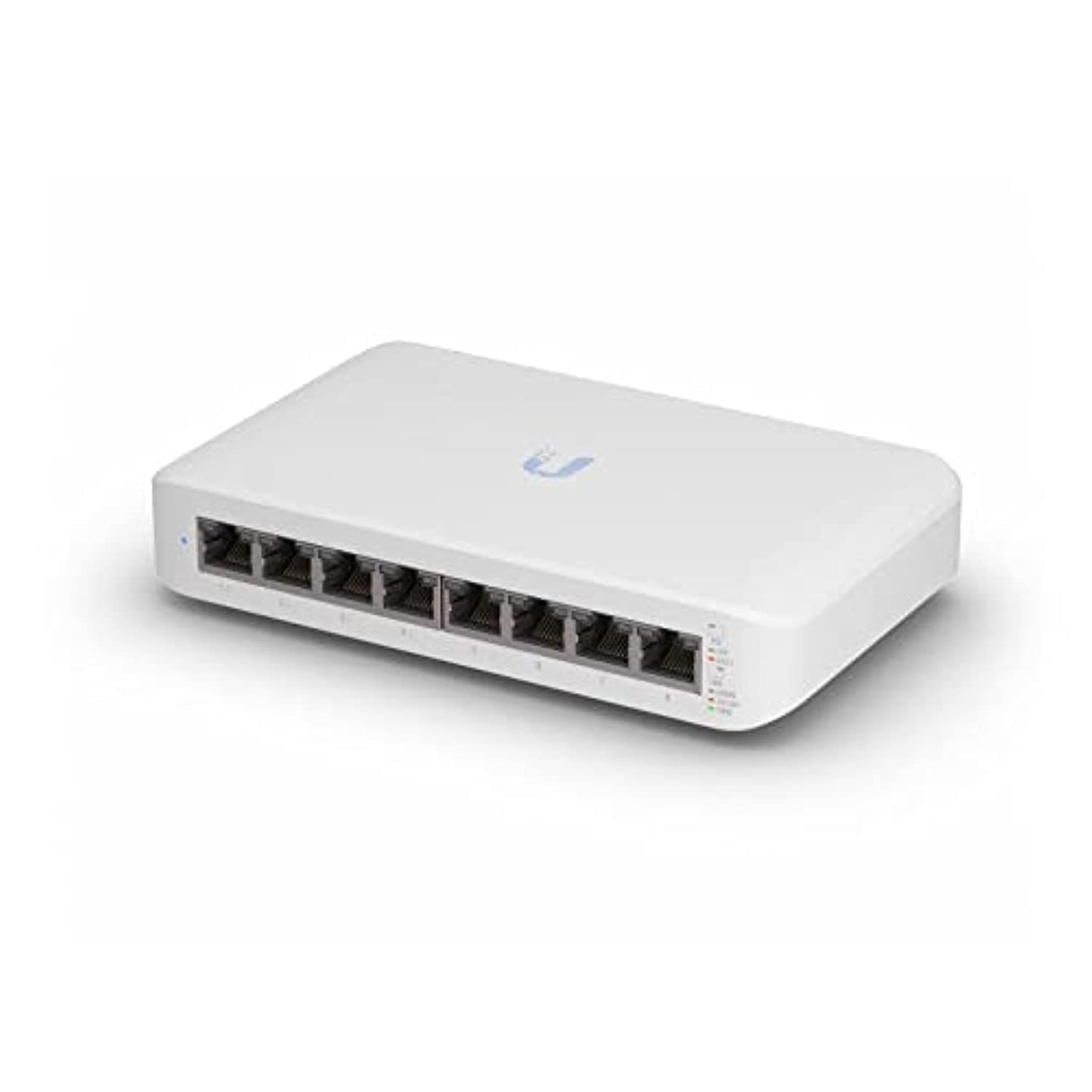 Ubiquiti UniFi Switch Lite 8 PoE | Switch Gigabit de 8 Puertos con 4 Puertos PoE+ 802.3at (USW-Lite-8-PoE), Blanco