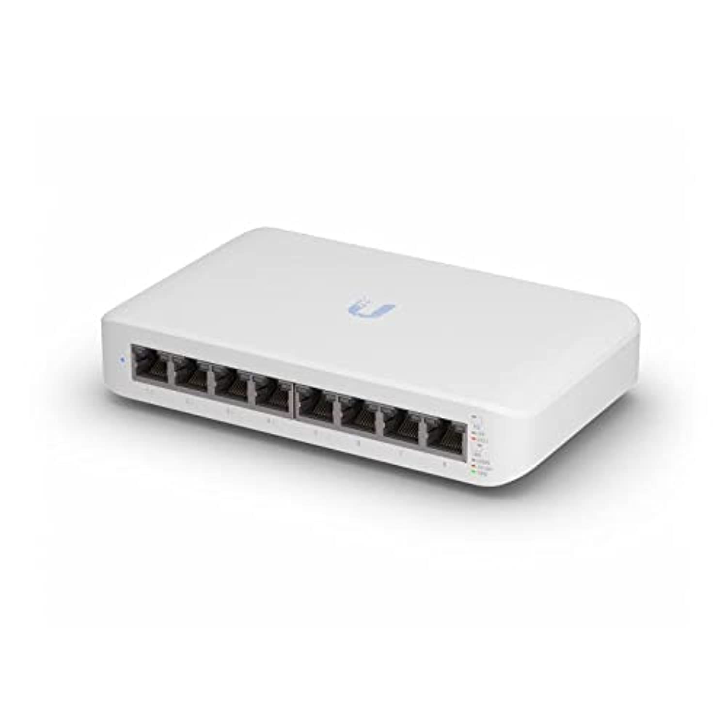 Ubiquiti UniFi Switch Lite 8 PoE | Switch Gigabit de 8 Puertos con 4 Puertos PoE+ 802.3at (USW-Lite-8-PoE), Blanco