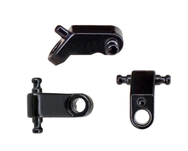 Guías para cuerdas de guitarra eléctrica, paquete de 2 unidades, color negro