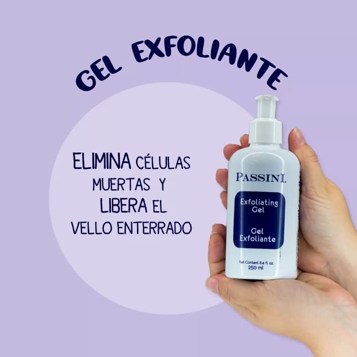 Gel Exfoliante PASSINI 250ml Suavizante y Preparador para Antes de Depilar