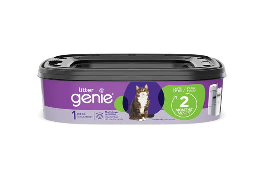 Litter Genie - Cartucho de recarga para sistema de eliminación de arena para gatos, paquete de 1