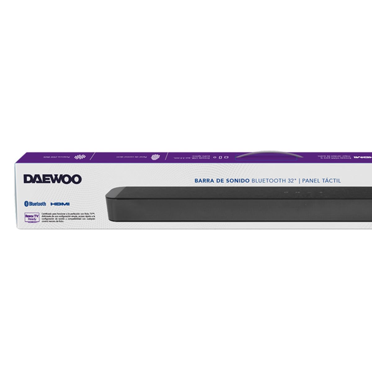 Select Sound Barra de Sonido Bluetooth 32" Compatible con Roku TV, 25W, Panel Táctil, HDMI, USB, Control Remoto