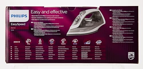 Plancha de Vapor Philips Gris Suela de Cerámica 2000W