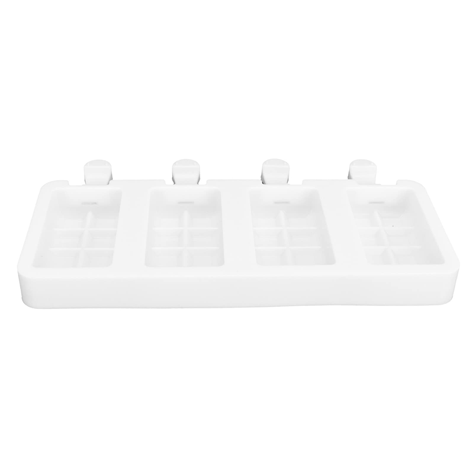 Máquina para Barras de Hielo Qcwwy en Silicona Ecológica, 4 Cavidades, Novedosa para Chocolate, Dulces y Pasteles