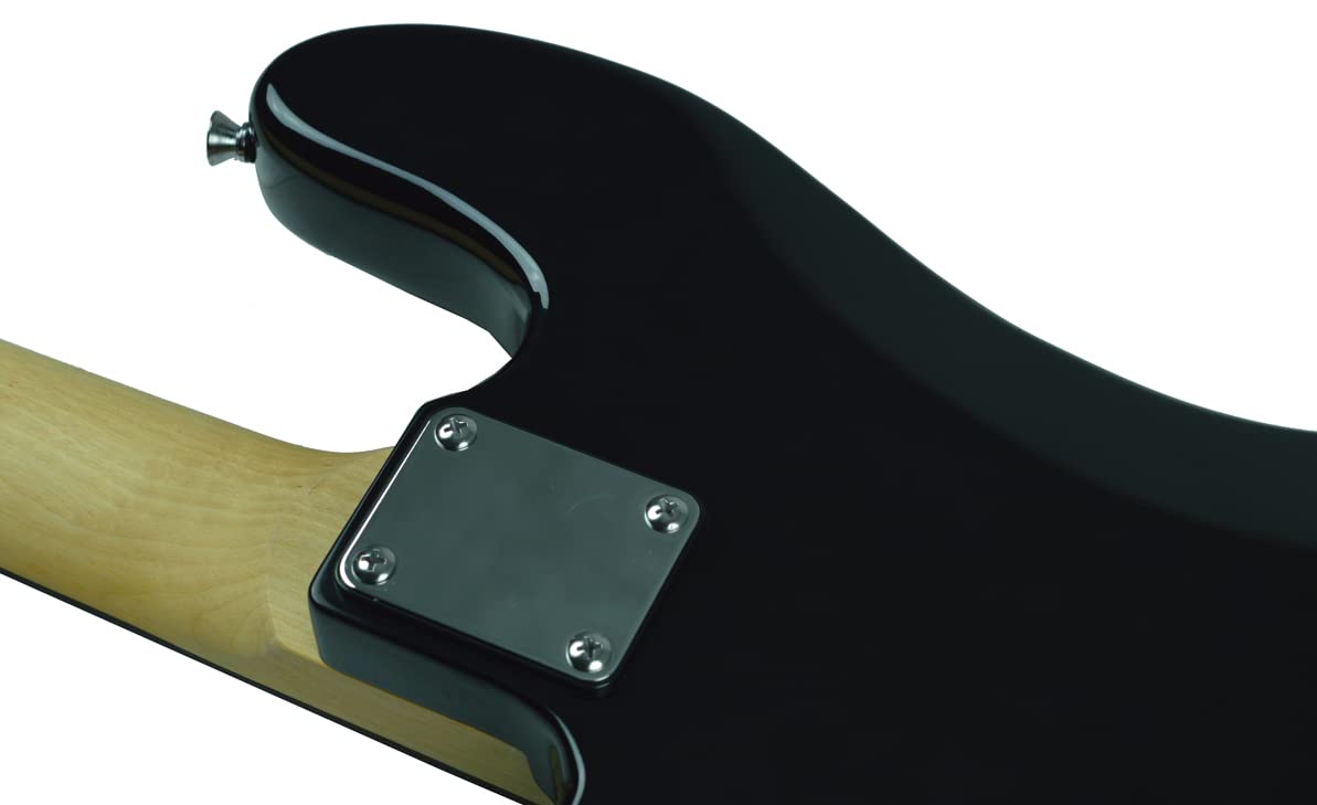 Bajo eléctrico Deviser LB14, 4 cuerdas negro, incluye funda y cable