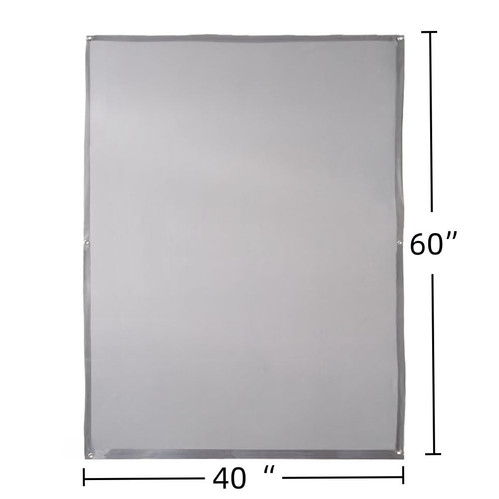 visualización de proyección trasera holográfica de Halloween de 40 x 60 pulgadas y decoración de Navidad para ventanas de departamento con kit fácil de colgar, decoración de Halloween espeluznante