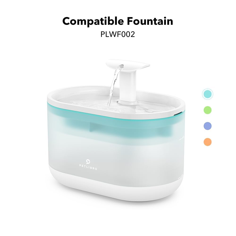 Filtros de Repuesto PETLIBRO para Fuente de Agua Ultra Silenciosa para Gatos y Perros, Paquete de 8