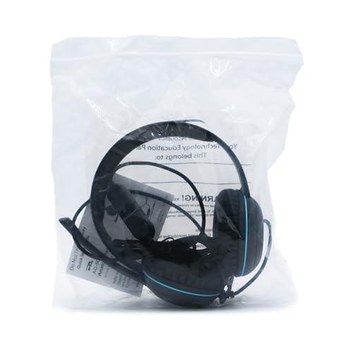 Cyber Acoustics AC5002 auricular con micrófono Biauricular Diadema Negro, Azul - Auriculares con micrófono (PC/Juegos, Biauricular, Diadema, Negro, Azul, Alámbrico, Supraaural)