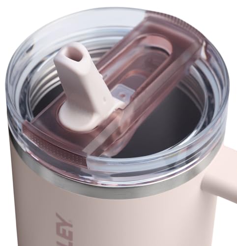 Vaso de Acero Inoxidable Stanley Quencher ProTour 30 Onzas con Popote Abatible y Tapa a Prueba de Fugas para Viajes