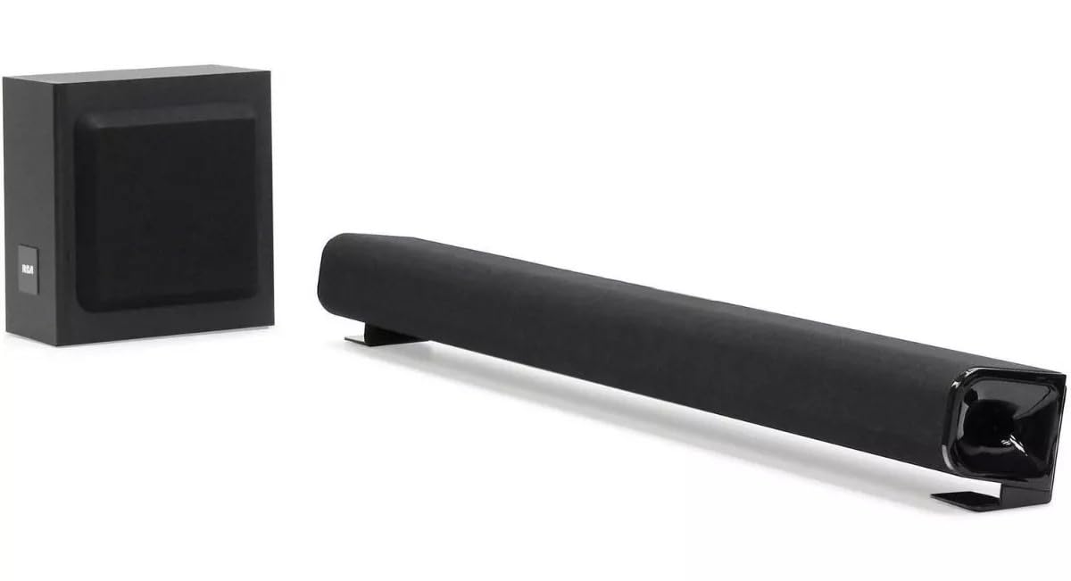 RCA Barra de Sonido con Subwoofer, 2.1 Canales, 60W, Bluetooth – RTS7116S