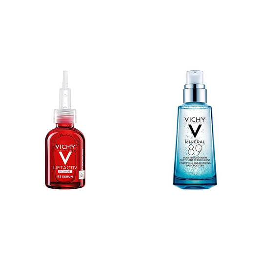 Serum B3 Anti-Manchas Oscuras y Anti-Arrugas Vichy Liftactiv Specialist 30 ml + Minéral 89 - Ácido Hialurónico en suero diario para rostro que fortalece e hidrata la piel