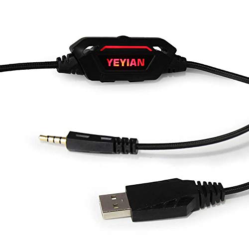 Diadema Gaming YEYIAN Negro Led RGB Vicious 3000