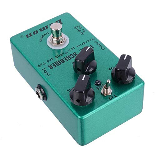 Pedal de Overdrive Mosky Ts808 y Ts9 Verde Doble Función True Bypass