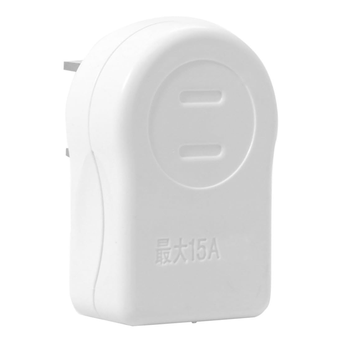 Adaptador de Corriente ChenYang Negro Compacto con Extensor de Enchufe NEMA 1-15P a NEMA 1-15R 90 Grados de 15A