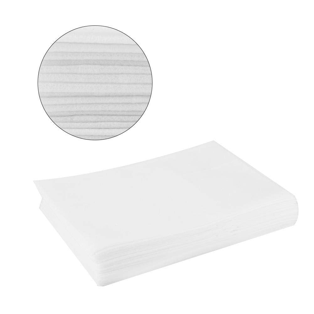 Cubierta de Cama Impermeable de la Hoja de Cama Disponible Impermeable para los hoteles de la Tabla del Masaje del Tatuaje del Balneario del salón(Disposable Sheets White)