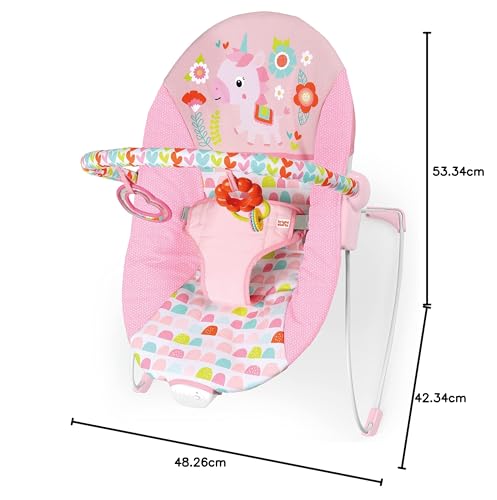 Bright Starts Fanciful Fantasy Vibrating Bouncer with Toy bar