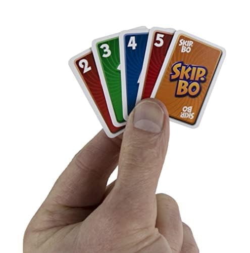 Juego de Cartas El Skip-Bo Más Pequeño del Mundo de World's Smallest, súper Divertido para Exteriores y Viajes